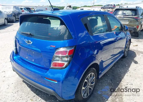 2019 Chevrolet Sonic Lt Auto из США, поврежденный, VIN 1G1JD6SB0K4138765